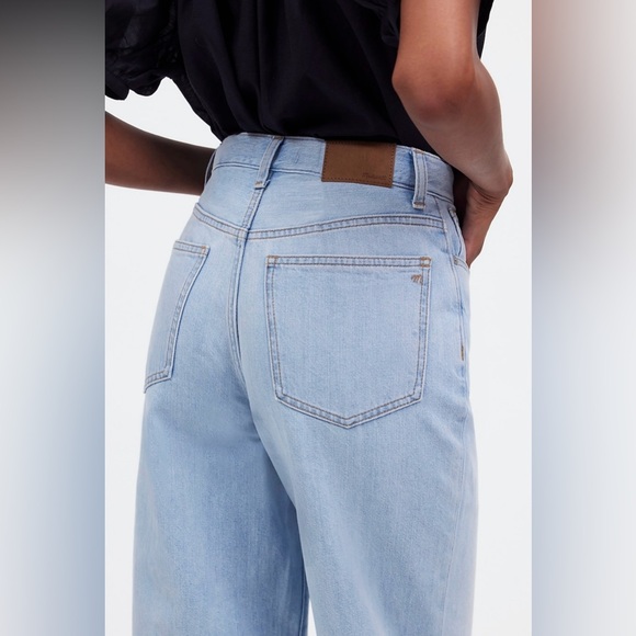 NWT: Madewell “Perfect Vintage Wide-Leg Cropped Jean” - Picture 4 of 6
